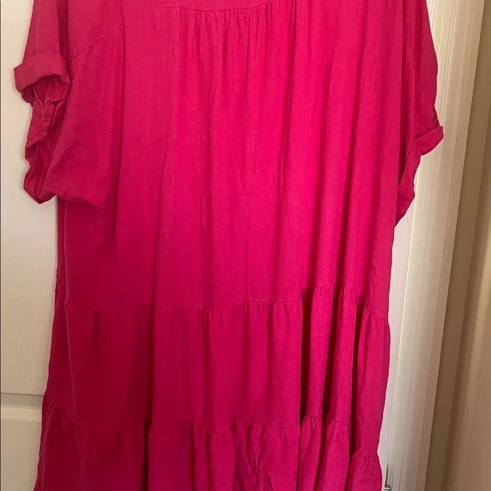 Chic Pink Midi Dress shop the mint size xl